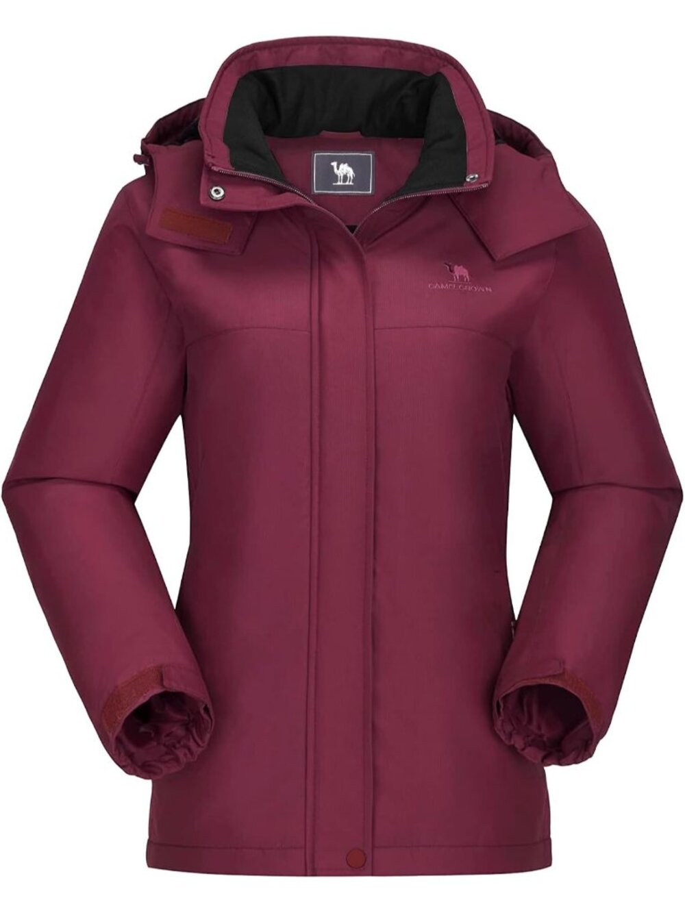 〽️Women Red Winter Ski Snowboarding Coat Warm Fleece Mountain Waterproof Jackets